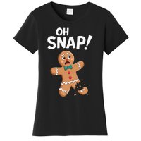 Oh Snap Gingerbread Man Adult Costume Women's T-Shirt