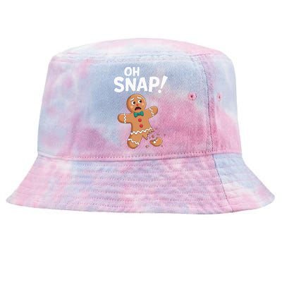 Oh Snap Gingerbread Man Adult Costume Tie-Dyed Bucket Hat