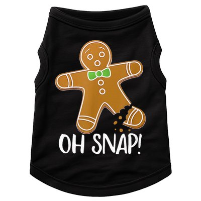 Oh Snap Gingerbread Man Cookie Broken Leg Doggie Tank
