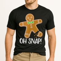 Oh Snap Gingerbread Man Cookie Broken Leg Cooling Performance Crew T-Shirt