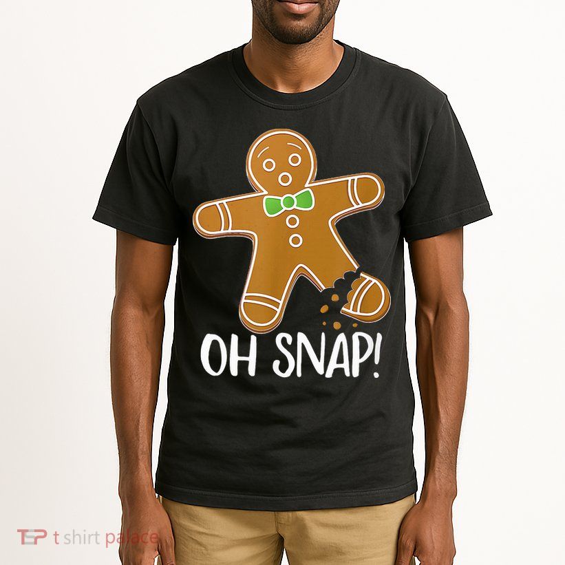 Oh Snap Gingerbread Man Cookie Broken Leg Tall T-Shirt