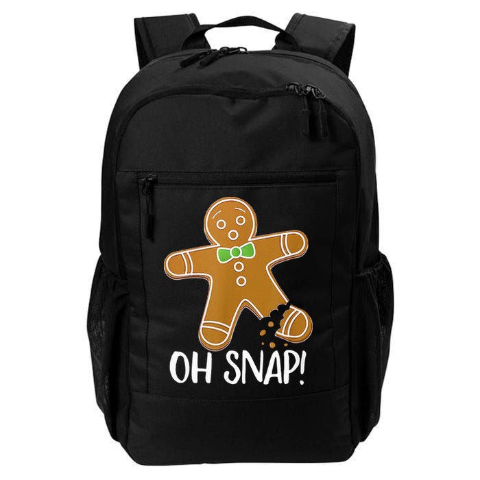 Oh Snap Gingerbread Man Cookie Broken Leg Backpack