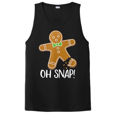 Oh Snap Gingerbread Man Cookie Broken Leg PosiCharge Competitor Tank