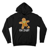 Oh Snap Gingerbread Man Cookie Broken Leg Tall Hoodie