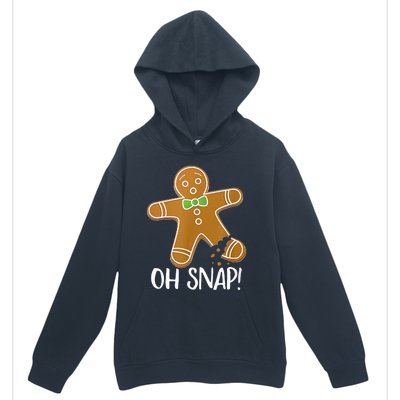 Oh Snap Gingerbread Man Cookie Broken Leg Urban Pullover Hoodie