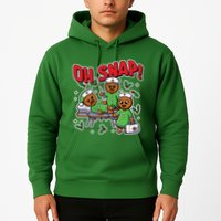 Oh Snap Gingerbread Nurse Funny Nursing Christmas Holiday Hoodie
