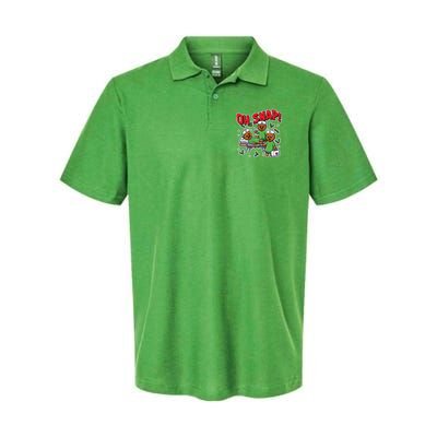 Oh Snap Gingerbread Nurse Funny Nursing Christmas Holiday Polo