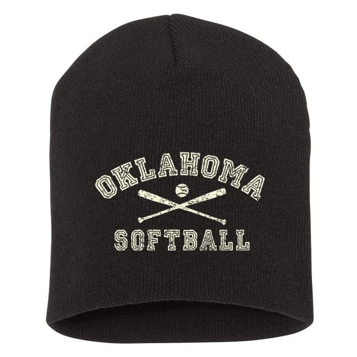 Oklahoma Softball Gear Short Acrylic Beanie