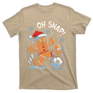 Oh Snap Gingerbreadman Christmas Soccer T-Shirt