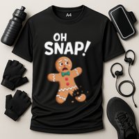 Oh Snap Gingerbread Man Performance Shirt