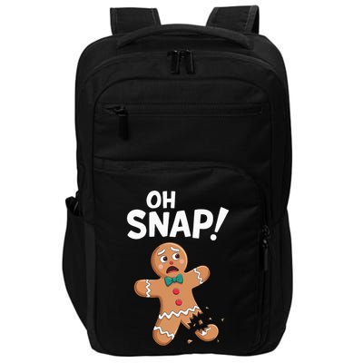 Oh Snap Gingerbread Man Impact Tech Backpack