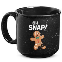 Oh Snap Gingerbread Man 15oz Campfire Ceramic Mug