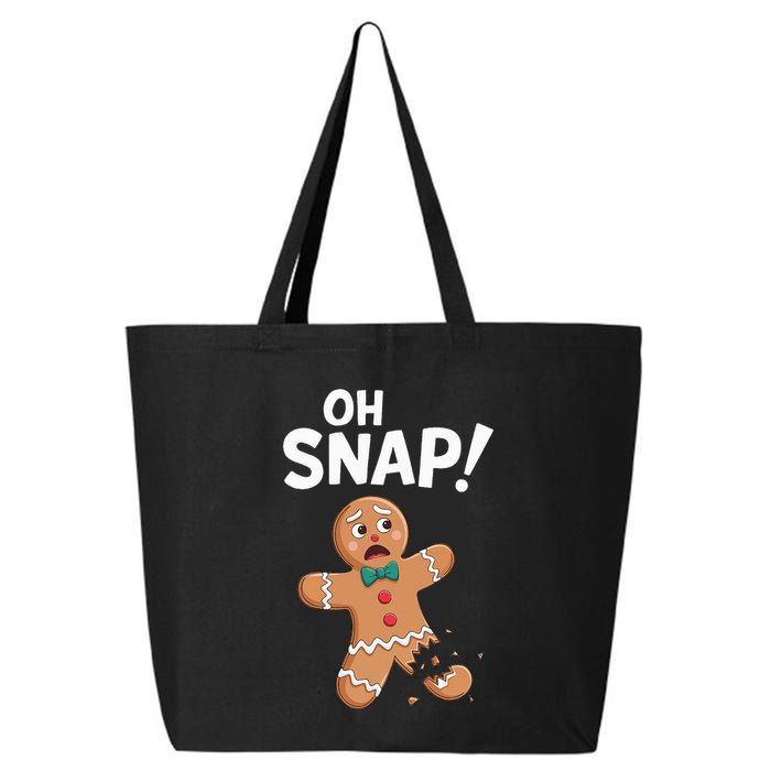 Oh Snap Gingerbread Man 25L Jumbo Tote