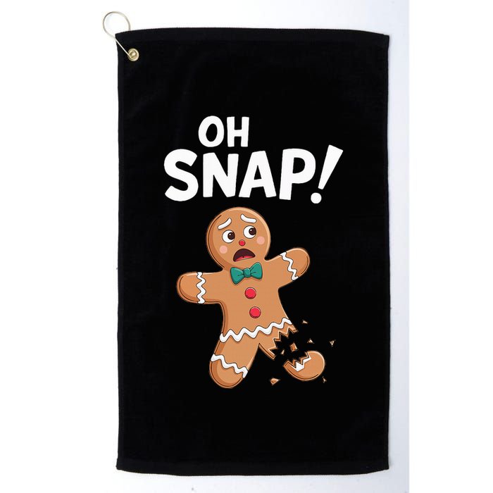 Oh Snap Gingerbread Man Golf Towel