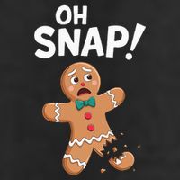 Oh Snap Gingerbread Man Golf Towel
