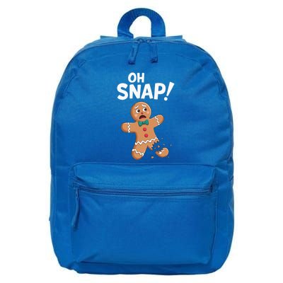 Oh Snap Gingerbread Man 16 in Basic Backpack