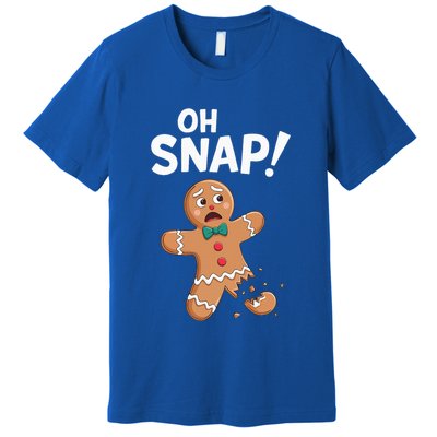 Oh Snap Gingerbread Man Premium T-Shirt