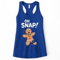 Oh Snap Gingerbread Man Womens Tank Top