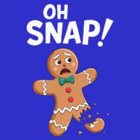Oh Snap Gingerbread Man Womens Tank Top