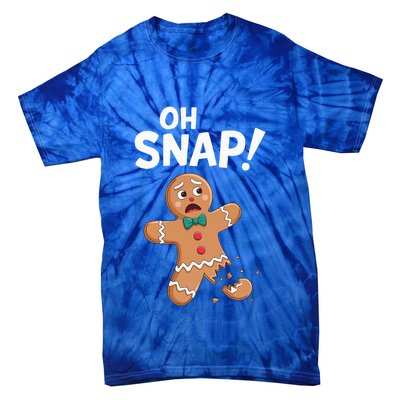 Oh Snap Gingerbread Man Tie-Dye T-Shirt