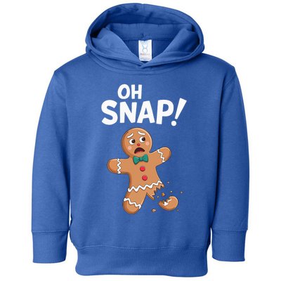 Oh Snap Gingerbread Man Toddler Hoodie