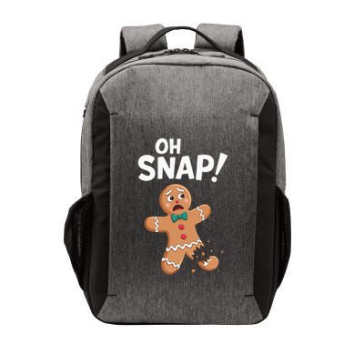 Oh Snap Gingerbread Man Vector Backpack