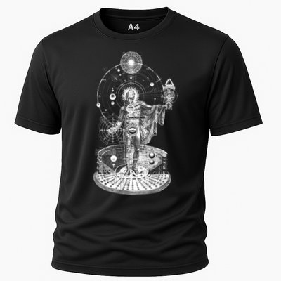 Occult Sacred Geometry Performance Shirt