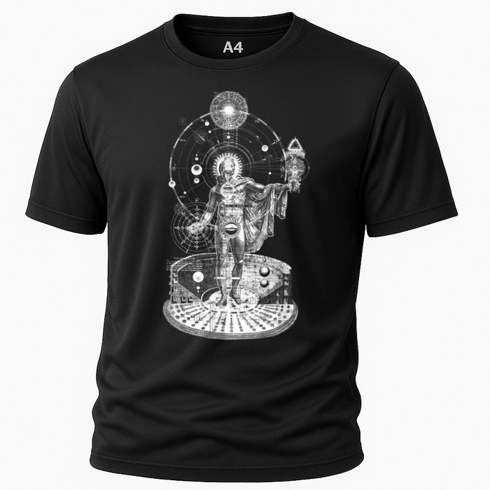 Occult Sacred Geometry Cooling Performance Crew T-Shirt