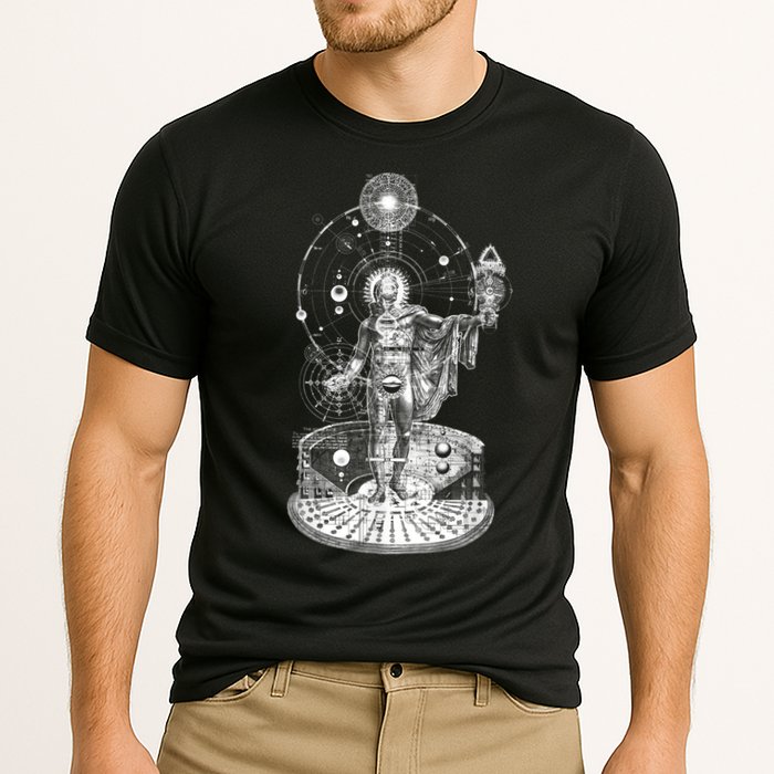 Occult Sacred Geometry Cooling Performance Crew T-Shirt