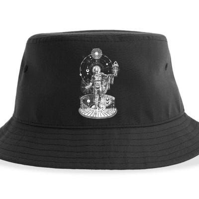 Occult Sacred Geometry Sustainable Bucket Hat