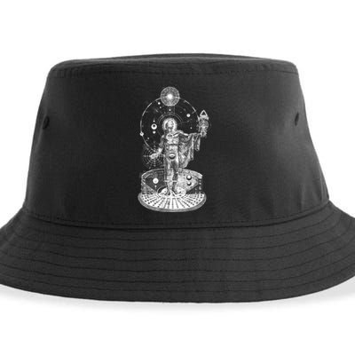 Occult Sacred Geometry Sustainable Bucket Hat