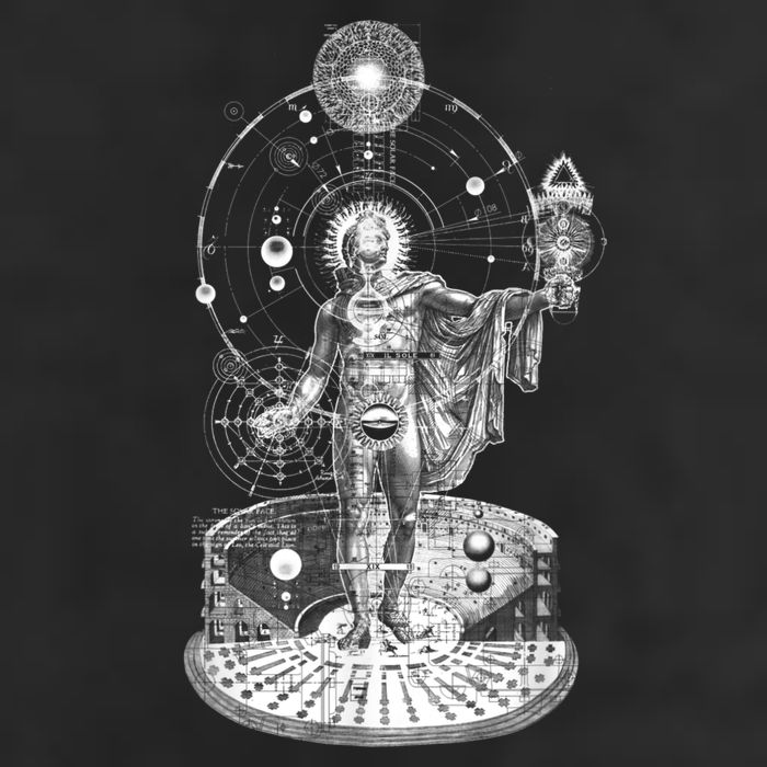 Occult Sacred Geometry Adult Drive Performance Visor