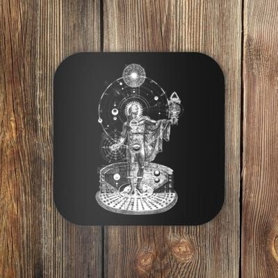 Occult Sacred Geometry Coaster