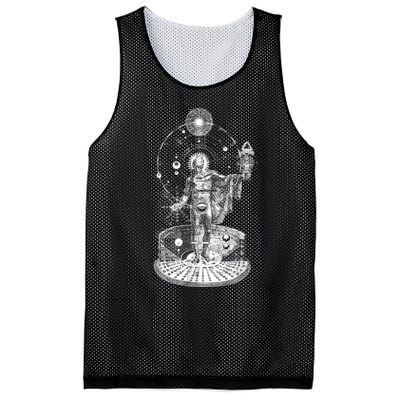 Occult Sacred Geometry Mesh Reversible Basketball Jersey Tank