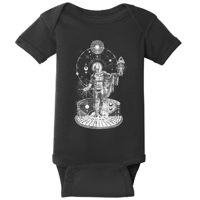 Occult Sacred Geometry Baby Bodysuit