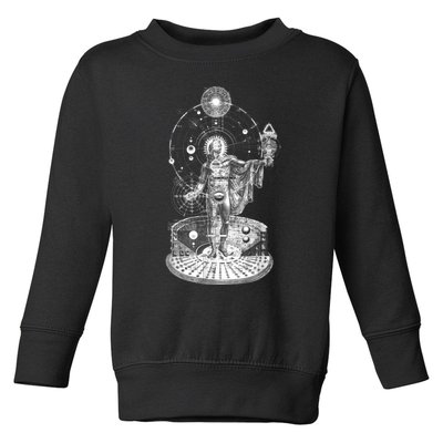 Occult Sacred Geometry Toddler Sweatshirt