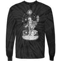 Occult Sacred Geometry Tie-Dye Long Sleeve Shirt