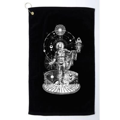Occult Sacred Geometry Golf Towel