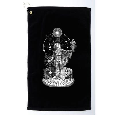 Occult Sacred Geometry Platinum Collection Golf Towel