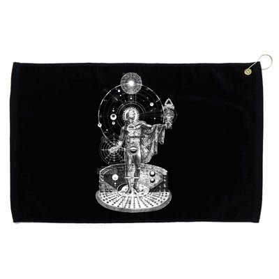 Occult Sacred Geometry Grommeted Golf Towel