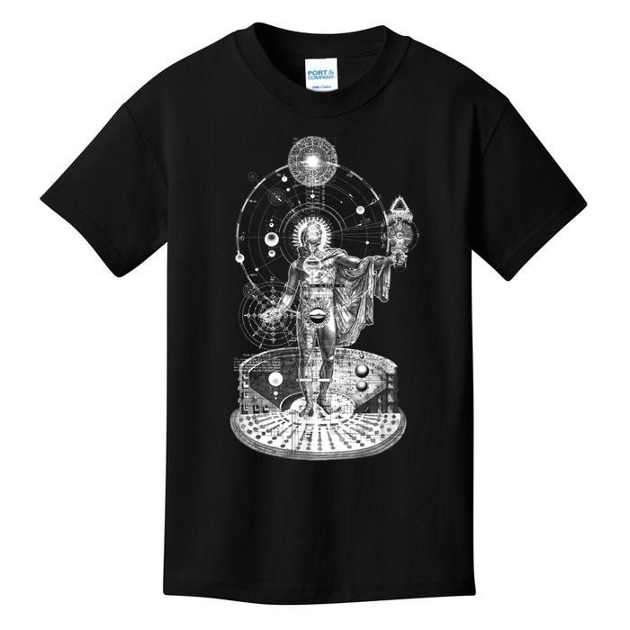 Occult Sacred Geometry Kids T-Shirt