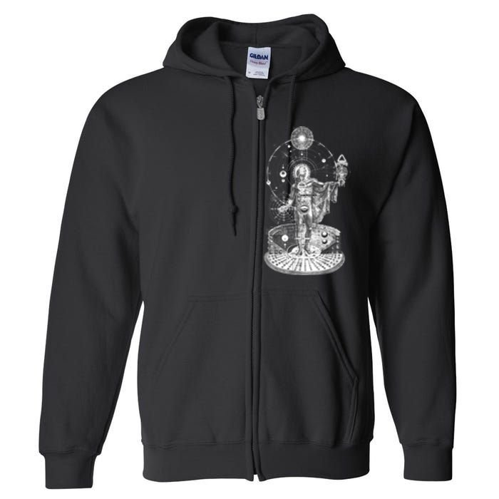 Occult Sacred Geometry Full Zip Hoodie