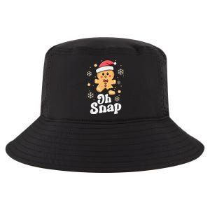 Oh Snap Gingerbread Man Cute Christmas Cookie Baking Team Cool Comfort Performance Bucket Hat