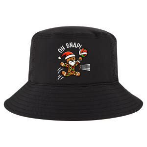 Oh Snap Gingerbreadman Christmas Volleyball Cool Comfort Performance Bucket Hat