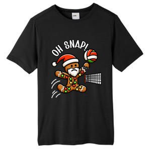 Oh Snap Gingerbreadman Christmas Volleyball Tall Fusion ChromaSoft Performance T-Shirt