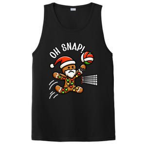 Oh Snap Gingerbreadman Christmas Volleyball PosiCharge Competitor Tank