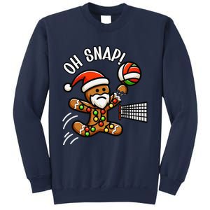 Oh Snap Gingerbreadman Christmas Volleyball Sweatshirt