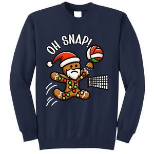 Oh Snap Gingerbreadman Christmas Volleyball Tall Sweatshirt