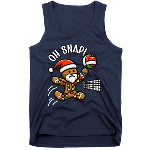 Oh Snap Gingerbreadman Christmas Volleyball Tank Top