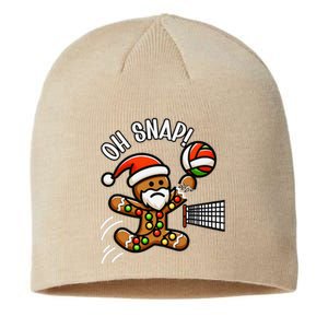 Oh Snap Gingerbreadman Christmas Volleyball Sustainable Beanie